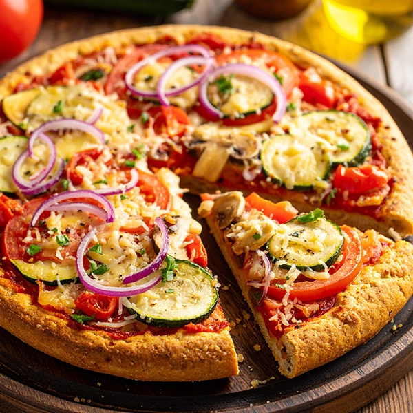 Vegetarian Soda Bread Pizza